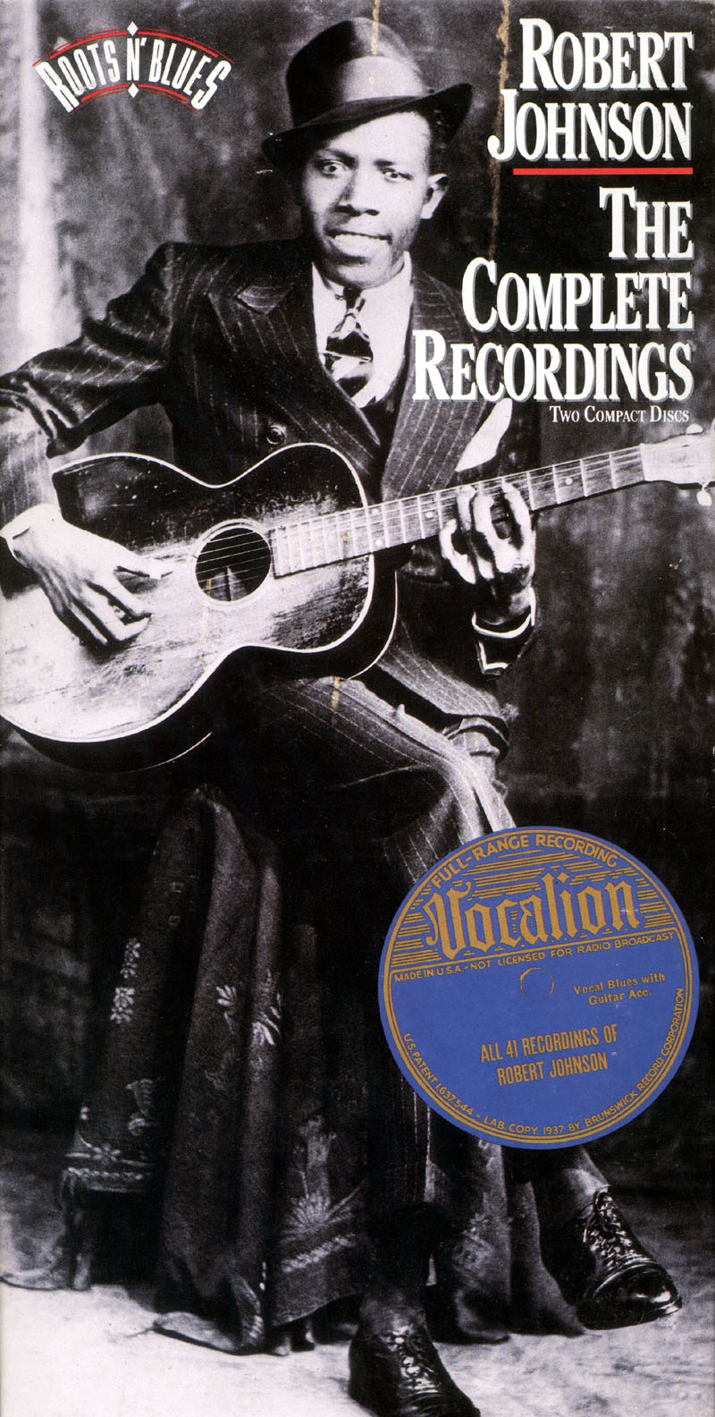 78 RPM - Robert Johnson - Cross Road Blues / Ramblin' On My Mind - Vocalion  - USA - 03519