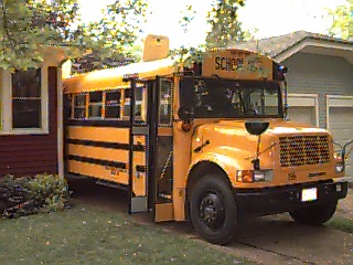 the front of the bus