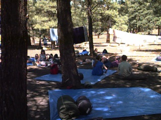 Campsite at Sunset Crater