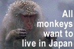 ALL MONKEYS WANT TO LIVE IN JAPAN