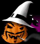 white HAT on a pumpkin